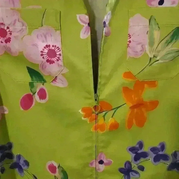 Carlisle Vintage Floral Zipper Jacket - Picture 3 of 8